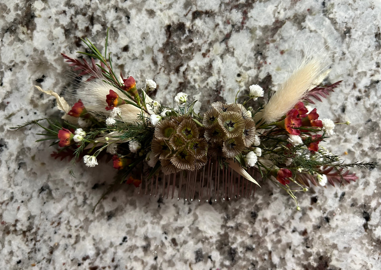 Floral Hair Comb